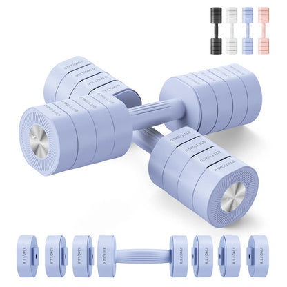 MERACH Adjustable Dumbbell Set of 2, 4 in 1 Hand Weights for Women at Home,