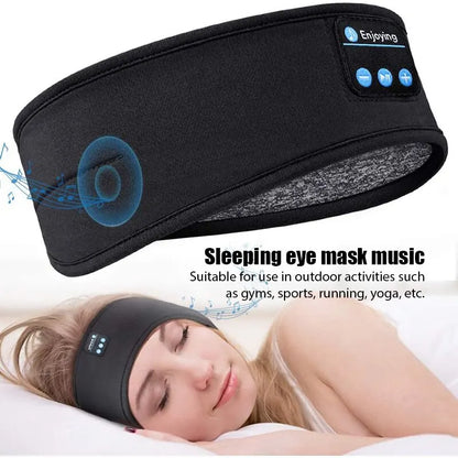 Fone Bluetooth Earphones Sports Sleeping Headband Elastic Wireless