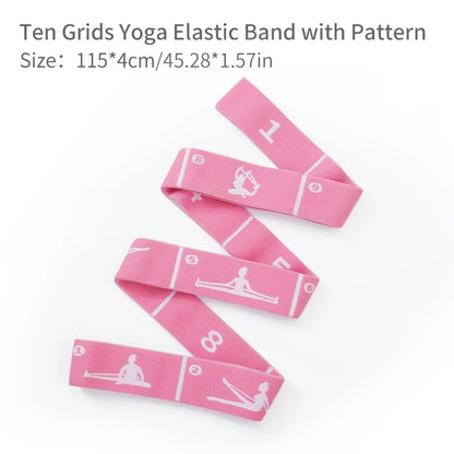 Multi-Functional Slimming Resistance Bands Yoga Strap Elastic Band 8/10/12