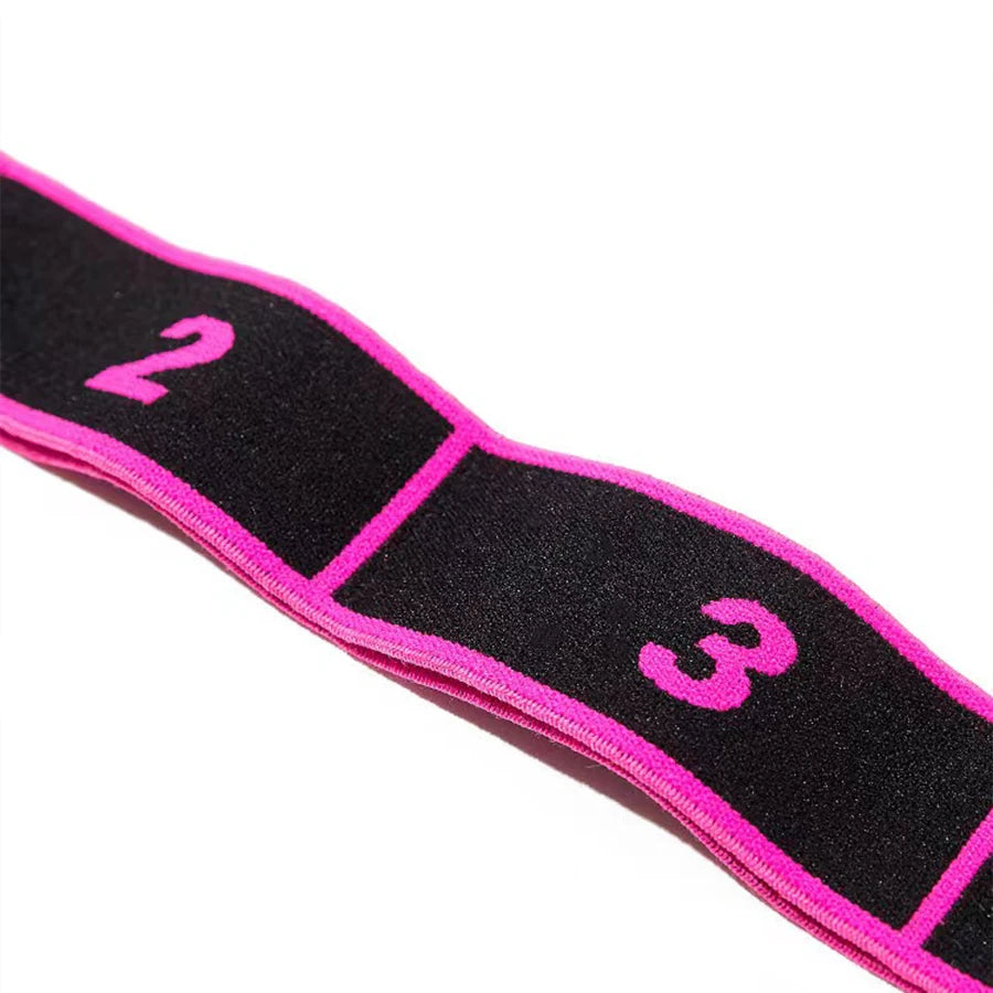 Yoga elastic Resistance Band Elastic band 8 separate rings Gymnastics stretch