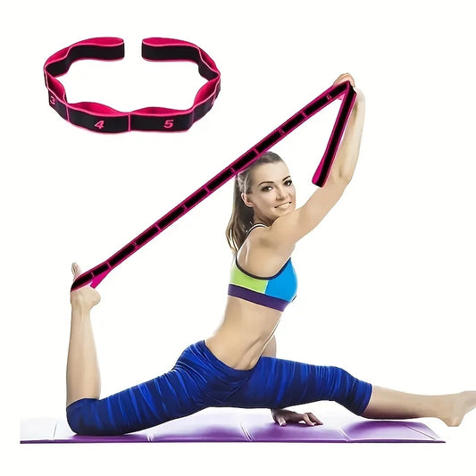 Yoga elastic Resistance Band Elastic band 8 separate rings Gymnastics stretch