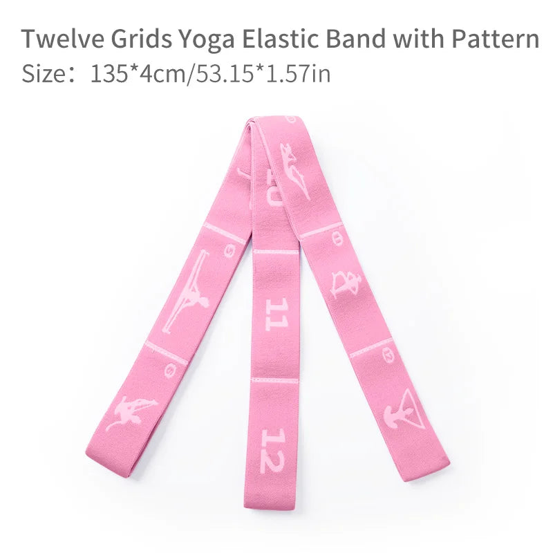 Multi-Functional Slimming Resistance Bands Yoga Strap Elastic Band 8/10/12