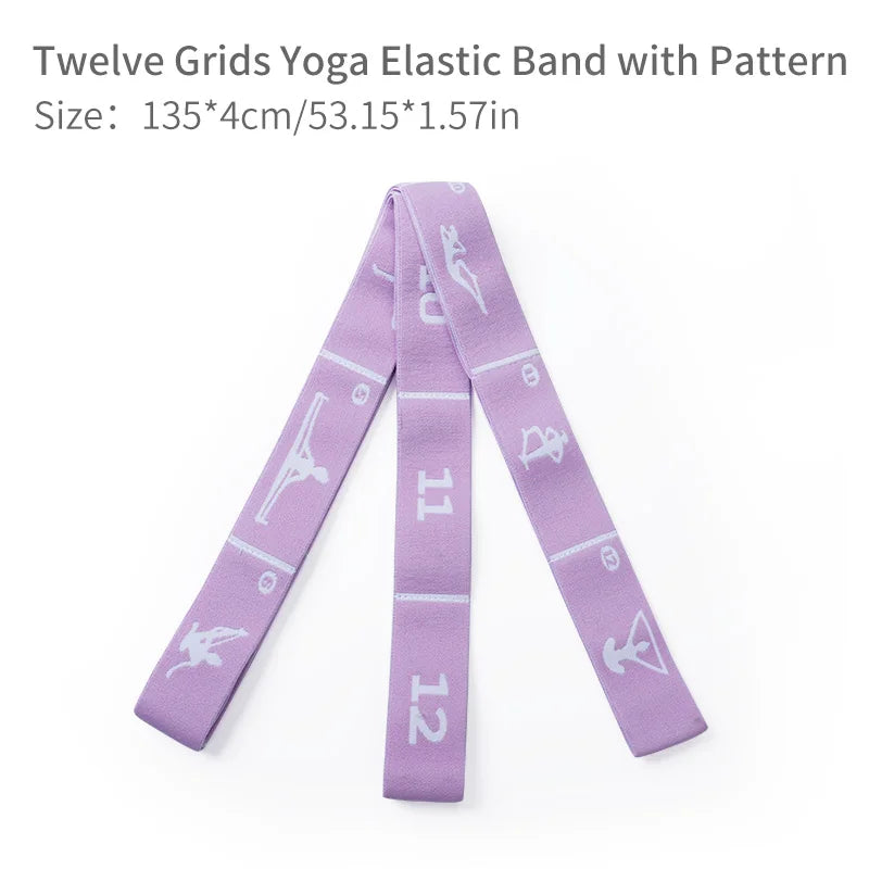 Multi-Functional Slimming Resistance Bands Yoga Strap Elastic Band 8/10/12