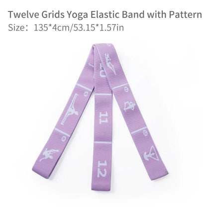 Multi-Functional Slimming Resistance Bands Yoga Strap Elastic Band 8/10/12