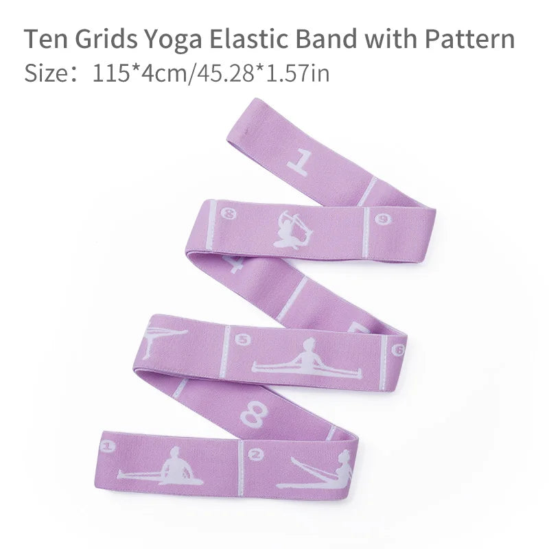 Multi-Functional Slimming Resistance Bands Yoga Strap Elastic Band 8/10/12