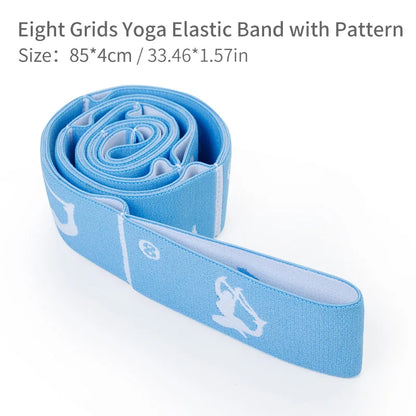 Multi-Functional Slimming Resistance Bands Yoga Strap Elastic Band 8/10/12