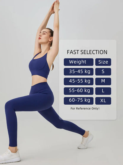 2 Piece Yoga Clothes Women's Tracksuit Athletic Wear Pilates Fitness Suit Gym