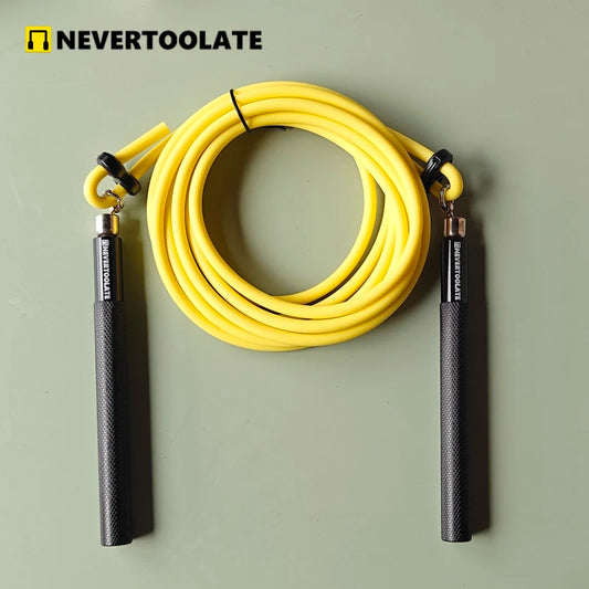 NEVERTOOLATE 360 free rotate ball bearing metal handle EASY CHANGE ROPE