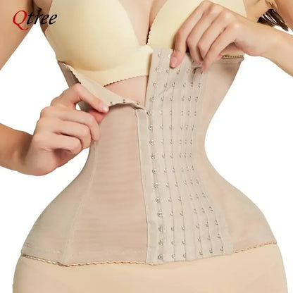 Qtree Dress Slimming Waist Trainer Belt Shapewear Women Belly Cincher Body