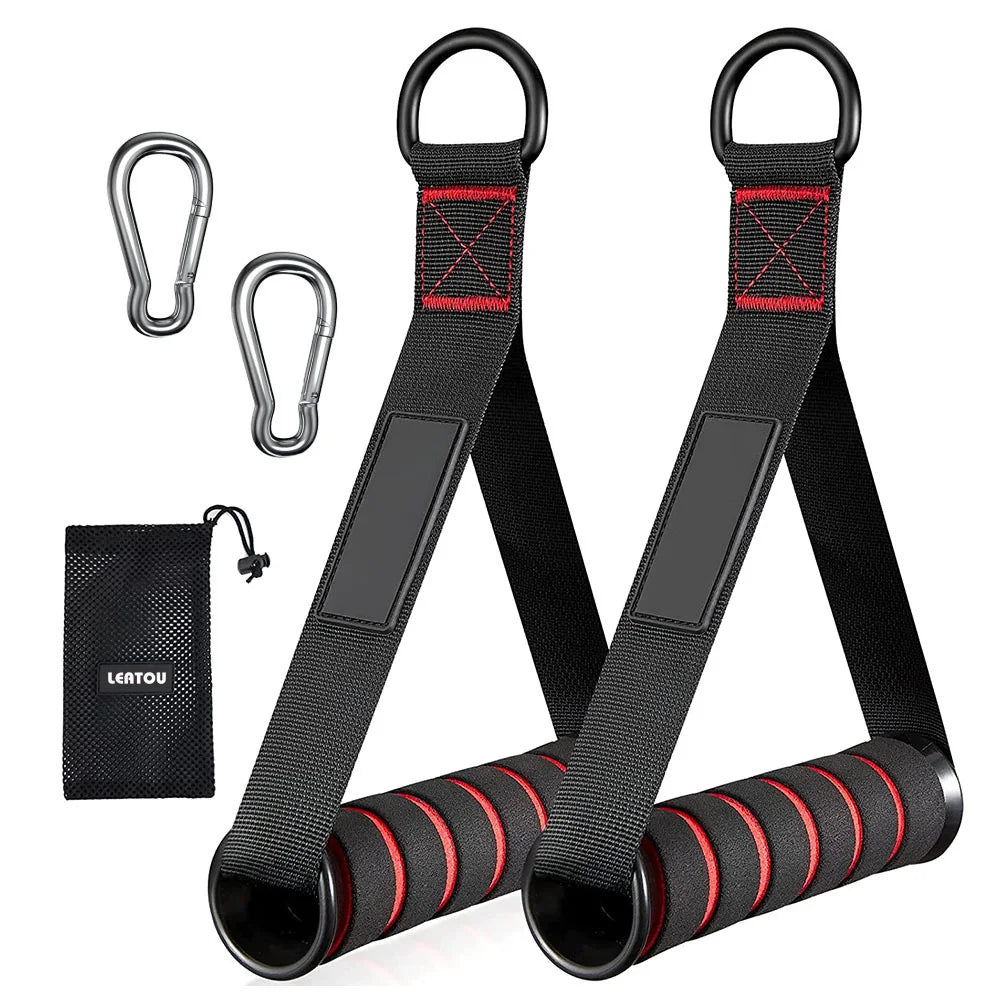 Triceps Lowering Rope Face Pull Handles Push Pull Down Cord For Biceps Back